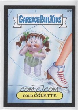 2014 Topps Garbage Pail Kids Series 2 - [Base] - Canvas Texture #114b - Cold Colette