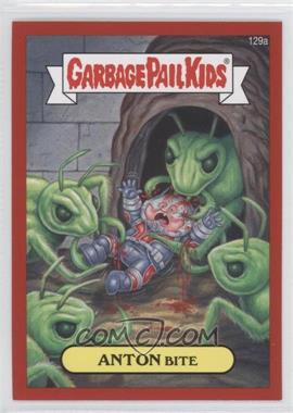2014 Topps Garbage Pail Kids Series 2 - [Base] - Metallic Red #129a - Anton Bite