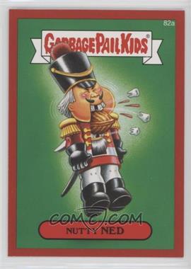 2014 Topps Garbage Pail Kids Series 2 - [Base] - Metallic Red #82a - Nutty Ned