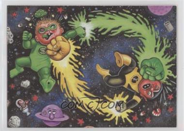 2014 Topps Garbage Pail Kids Series 2 - Superhero Battle Cards #3 - Greed Dee vs. Sines-Troy