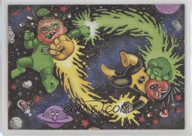 2014 Topps Garbage Pail Kids Series 2 - Superhero Battle Cards #3 - Greed Dee vs. Sines-Troy