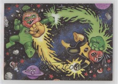 2014 Topps Garbage Pail Kids Series 2 - Superhero Battle Cards #3 - Greed Dee vs. Sines-Troy