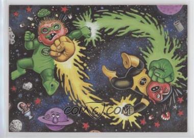 2014 Topps Garbage Pail Kids Series 2 - Superhero Battle Cards #3 - Greed Dee vs. Sines-Troy