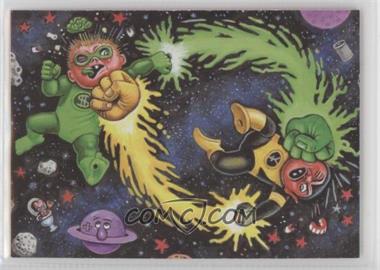 2014 Topps Garbage Pail Kids Series 2 - Superhero Battle Cards #3 - Greed Dee vs. Sines-Troy