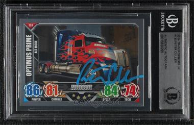 2014 Topps Transformers Card Game - [Base] #133 - Optimus Prime [BAS BGS Authentic]
