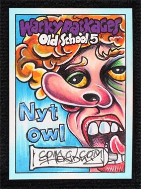 2014 Topps Wacky Packages Old School Series 5 - Sketch Cards #_CHEN - Vincenzo "Chenduz" d'Ippolito /1