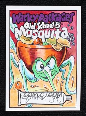 2014 Topps Wacky Packages Old School Series 5 - Sketch Cards #_SMJO - Smokin' Joe /1