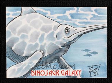 2015 Monsterwax Dinosaur Galaxy - Original Art Card #_SHCO - Shawn Conn /1