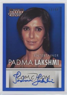 2015 Panini Americana - Signatures - Blue #S-PL - Padma Lakshmi /49