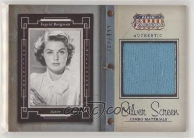 2015 Panini Americana - Silver Screen Materials Jumbo #SJ-IB - Ingrid Bergman /499