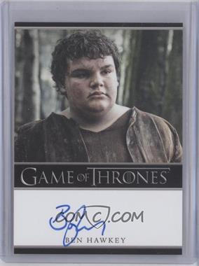 2015 Rittenhouse Game of Thrones Season 4 - Bordered Autographs #_BEHA - Ben Hawkey as Hot Pie
