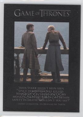 2015 Rittenhouse Game of Thrones Season 4 - The Quotable Game of Thrones #Q34 - Jaime Lannister, Brienne of Tarth, Olenna Tyrell