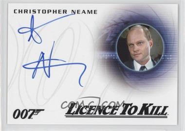 2015 Rittenhouse James Bond: Archives 2015 Edition - Autographs #A261 - Licence To Kill - Christopher Neame as Fallon
