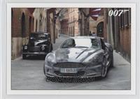 007 drives his Aston Martin...