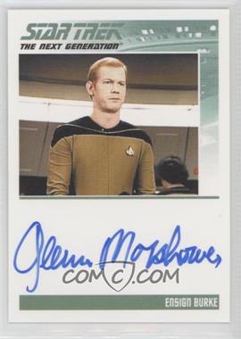 2015 Rittenhouse Star Trek: The Next Generation Portfolio Prints Series 1 - Autographs #_GLMO - Glenn Morshower as Ensign Burke