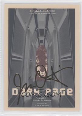 2015 Rittenhouse Star Trek: The Next Generation Portfolio Prints Series 1 - [Base] - Gold #159 - Dark Page /125