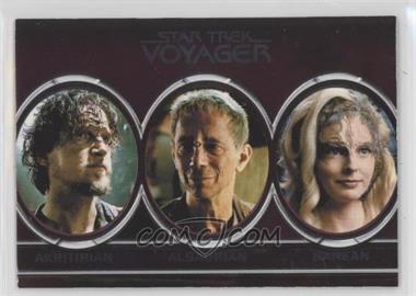 2015 Rittenhouse Star Trek Voyager Heroes and Villians - Aliens #A1 - Akritirian, Alsaurian, Banean, B'omar, Borg, Bothan