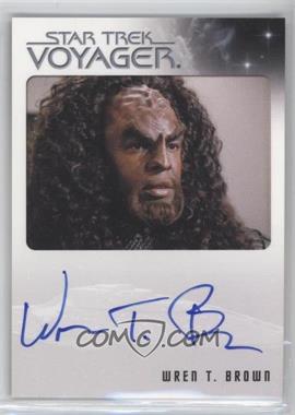 2015 Rittenhouse Star Trek Voyager Heroes and Villians - Autographs #_WRBR - Wren T. Brown as Kohlar
