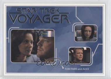 2015 Rittenhouse Star Trek Voyager Heroes and Villians - Voyager Relationships #R13 - Tom Paris and Alice