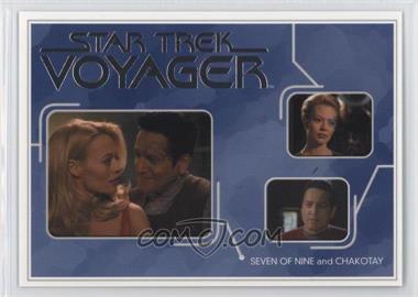 2015 Rittenhouse Star Trek Voyager Heroes and Villians - Voyager Relationships #R2 - Seven of Nine and Chakotay