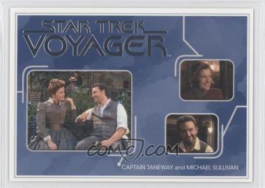 2015 Rittenhouse Star Trek Voyager Heroes and Villians - Voyager Relationships #R5 - Captain Janeway and Michael Sullivan