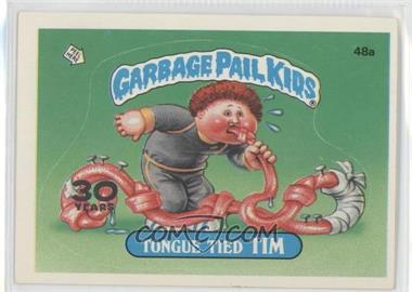 2015 Topps Garbage Pail Kids 30th Anniversary - Buybacks #48a.1 - Tongue Tied Tim (one star back)