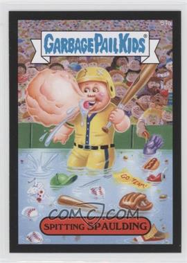 2015 Topps Garbage Pail Kids Series 1 - [Base] - Black #64a - Spitting Spaulding