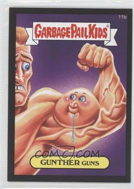 2015 Topps Garbage Pail Kids Series 1 - [Base] - Collector Pack Canvas Texture #11b - Gunther Guns