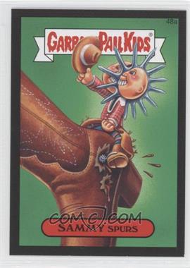 2015 Topps Garbage Pail Kids Series 1 - [Base] - Collector Pack Canvas Texture #48a - Sammy Spurs