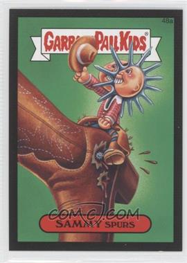 2015 Topps Garbage Pail Kids Series 1 - [Base] - Collector Pack Canvas Texture #48a - Sammy Spurs