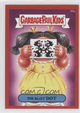 2015 Topps Garbage Pail Kids Series 1 - [Base] - Collector Pack Red Metallic #50a - Ink Blot Dot