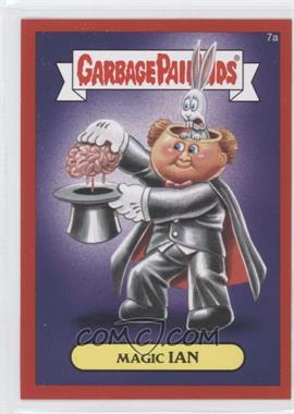 2015 Topps Garbage Pail Kids Series 1 - [Base] - Collector Pack Red Metallic #7a - Magic Ian