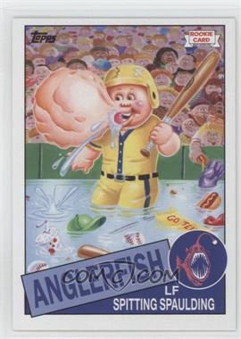 2015 Topps Garbage Pail Kids Series 1 - Baseball Cards - 1985 Topps Design #9 - Spitting Spaulding