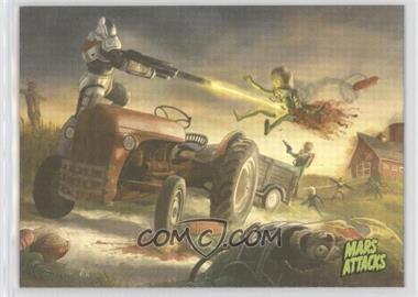 2015 Topps Mars Attacks: Occupation - [Base] - Rainbow Foil #36 - Heroes of the Heartland /1
