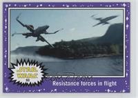 The Force Awakens - Resistance forces in flight