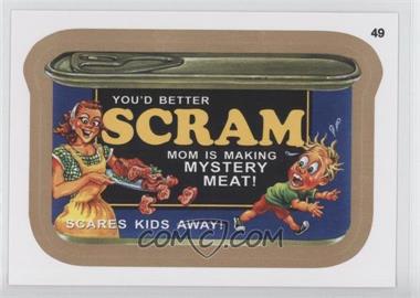 2015 Topps Wacky Packages - [Base] - Gold #49 - Scram - Checklist