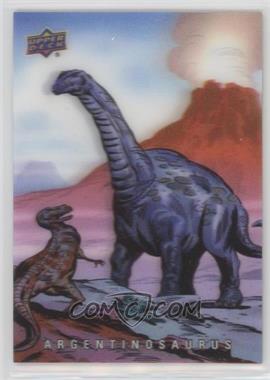 2015 Upper Deck Dinosaurs - 3-D Lenticular #3 - Herbivore - Argentinosaurus