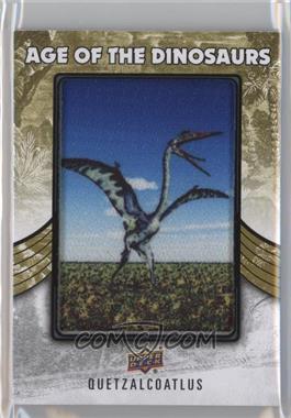 2015 Upper Deck Dinosaurs - Age of the Dinosaurs Patches #AOD-55 - Extinct (Air/Sea) - Quetzalcoatlus