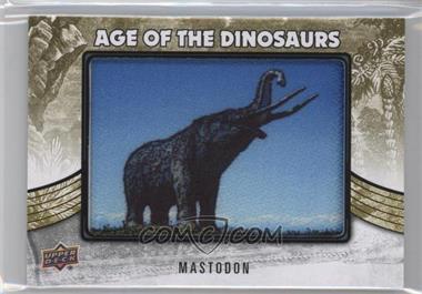2015 Upper Deck Dinosaurs - Age of the Dinosaurs Patches #AOD-57 - Extinct (Ice Age) - Mastodon