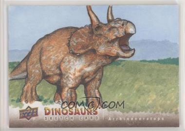 2015 Upper Deck Dinosaurs - Sketch Cards #SC-ARR - Arrhinoceratops /1