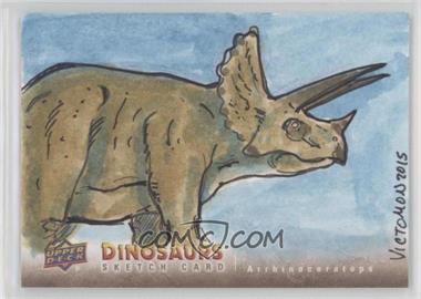 2015 Upper Deck Dinosaurs - Sketch Cards #SC-ARR - Arrhinoceratops /1