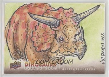 2015 Upper Deck Dinosaurs - Sketch Cards #SC-ARR - Arrhinoceratops /1