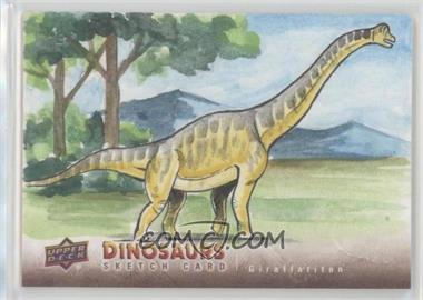 2015 Upper Deck Dinosaurs - Sketch Cards #SC-GIR - Giraffatitan /1