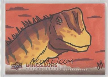 2015 Upper Deck Dinosaurs - Sketch Cards #SC-GIR - Giraffatitan /1