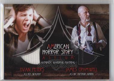 2016 Breygent American Horror Story: Asylum - Costume Relics Dual #CD3 - Evan Peters, James Cromwell /67