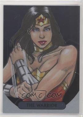 2016 Cryptozoic Justice League - Madame Xanadu Tarot Cards - Silver Foil #X2 - The Warrior