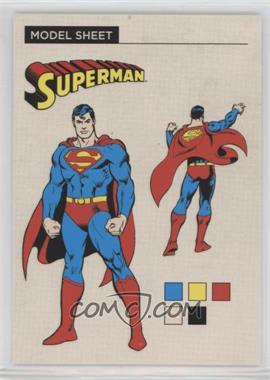 2016 Cryptozoic Justice League - Model Sheet #MS1 - Superman
