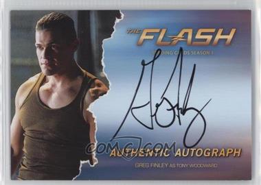 2016 Cryptozoic The Flash Season 1 - Autographs #GF1 - Greg Finley as Tony Woodward