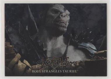 2016 Cryptozoic The Hobbit: The Battle of the Five Armies - [Base] - Silver Foilboard #70 - Bolg Strangles Tauriel [EX to NM]