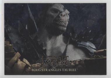 2016 Cryptozoic The Hobbit: The Battle of the Five Armies - [Base] - Silver Foilboard #70 - Bolg Strangles Tauriel